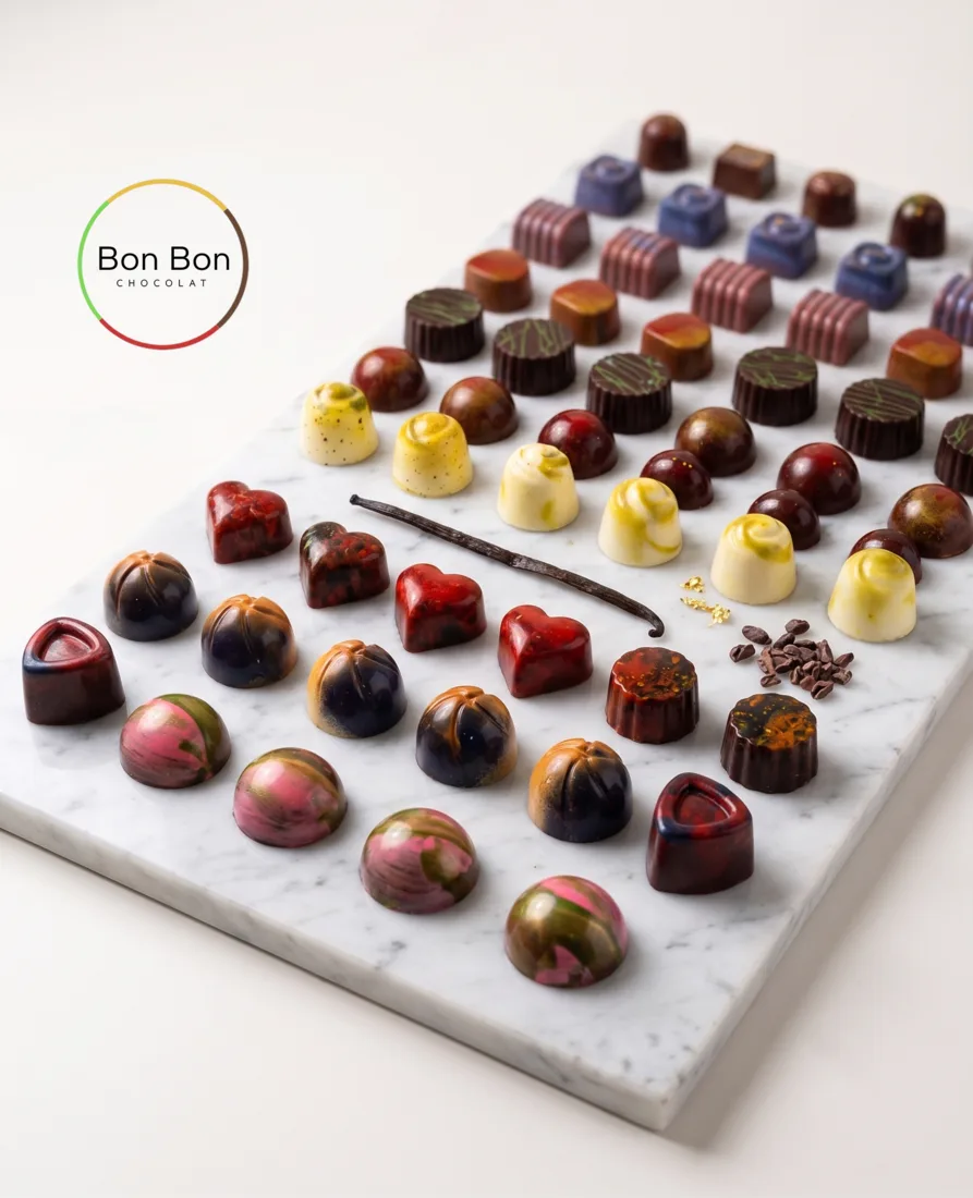 Selección de bombones artesanales Bon Bon Chocolat